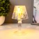The nightlight "Prism" LED from LR1130 batteries is transparent 6.8x6.8x12 cm