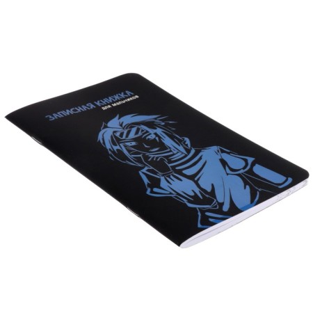 Notebook for boys 130 x 210 mm, 56 sheets in the "anime" line, covered cardboard, Soft-Touch lamination, selective UV-lace-1