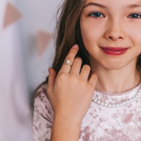 Children's ring "chosen" love, shape mix, color mix, dimensionless-4