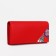 Women's wallet on magnets, red color