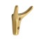 Furniture hook Cappio yak, two -rod, matte gold