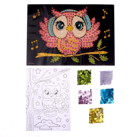 Set for creativity "Cute animals": engraving and application-5