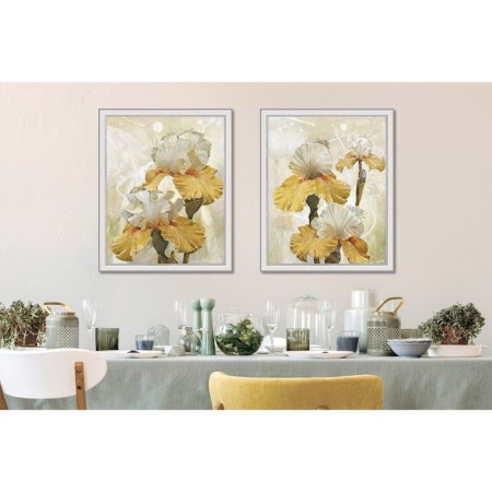 Reproduction of the picture "Romantic irises. No. 2 ”, 40x50, frame (45-a355)-4