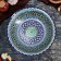 Suditsa Rishtan ceramics "Patterns", 27 cm, blue