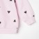 Set: jumper and pants crumb I am “hearts”, pink/gray color, height 86-92 cm