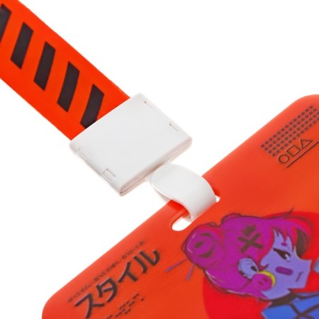 Badezh horizontal, external 100 x 80mm, internal 52 x 82mm, tape 42 cm, anime-3