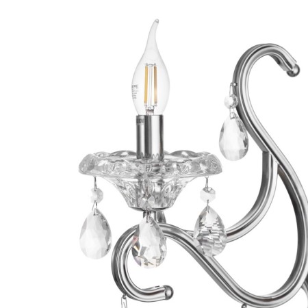 Lamp wall -mounted burea pelry 13x29x45, 1x60W E14, chrome-4