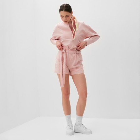 Female set (blouse, shorts) minku: enjoy pink color, rr 46-4