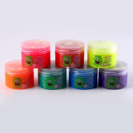 Slime "mother -of -pearl", with charming, 120 g, mix-3