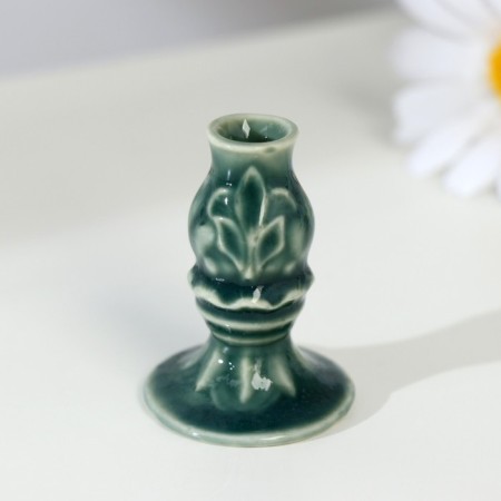Candlestick, gzhel, color, 5x4 cm, mix-6