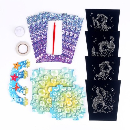 Set for creativity “Create a nightlight with engraving. Mermaid"-2