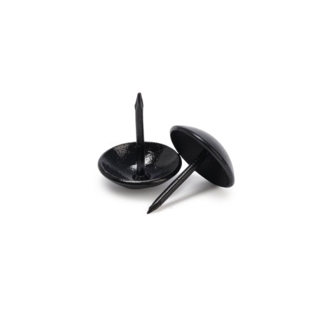 Tundra nails, decorative, 19x22 mm, black, 50 pcs-8