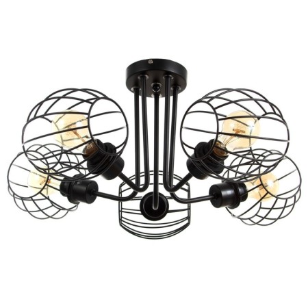 Svetogor chandelier "Light" 5x60W black 62x62x28cm-1