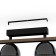 FILAGO ceiling lamp, 4x40W E27
