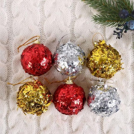Set of balls plastic D-4.5 cm, 6 pcs "Lorry" mix