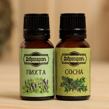 Набор эфирных масел пихта, сосна "Добропаровъ", 2 шт по 17 мл-9