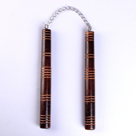 Children's wooden weapon "Nunchaki" 25 × 2 × 2 cm-1