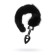 Anal plug Metal by Toyfa, silver, with a black tail, 32 cm, d = 2.9 cm