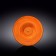 Deep plate Wilmax England Spiral, D = 22.5 cm, 1.1 L, Orange color