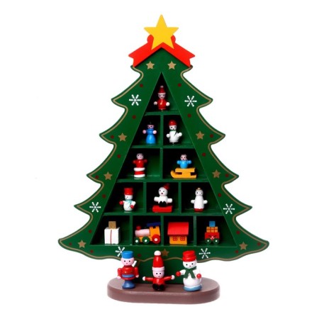 New Year. Souvenir "Christmas tree with cells for gifts", 26 × 30 cm-5