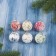 Set of balls plastic D-4 cm, 6 pcs "Color Sprinking"