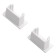A plug for aluminum profile General, 7x16 mm, packaging 20 pcs.