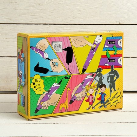 3D handle 3Dali Plus Comics (KIT FB0021M), ABS and PLA, stencil + plastic-8