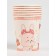 A set of paper dishes "Happy Bunny", set of 12 pcs.