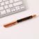 Pen "Best Teacher", accessories pink gold, metal, blue paste, 1.0 mm