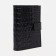 Male purse on 3 in 1 button for auto documents and passports, for cards, for coins, black color