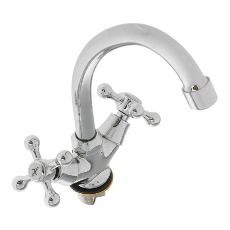 Accoona A4076 kitchen mixer, two -wound, brass, chrome