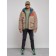 Winter male jacket, size 50, brown color