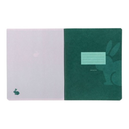 Subject notebook monocolor.element, 48 sheets in the cell "Biology", covered cardboard, lamination of software vag, selective varnish, offset block 70 g/m2-1