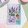 Postcard "Congratulations!" embossing, congruen, lilac envelope, 12.5x19.4 cm