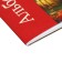 A4 watercolor album, 10 sheets on a fragmentary gluing "Cozy corner", hard substrate, matte lamination, embossing, block 200 g/m2