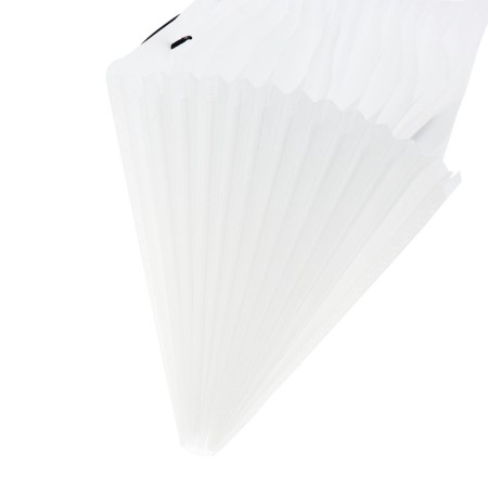 A4 cartridge folder, calligrata top deluxe, 12 departments, 700 μm, on a button, white with color separators-7