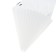 A4 cartridge folder, calligrata top deluxe, 12 departments, 700 μm, on a button, white with color separators