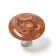 Handle button Cappio PK106, D = 32 mm, plastic, chromium color/tree