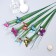 Decor "Weed with butterflies" 64 cm, mix