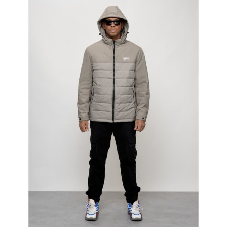 Sports male jacket, size 58, gray color-10