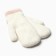Women's mittens at the lawsuit Minaku Runny 22 cm Milk