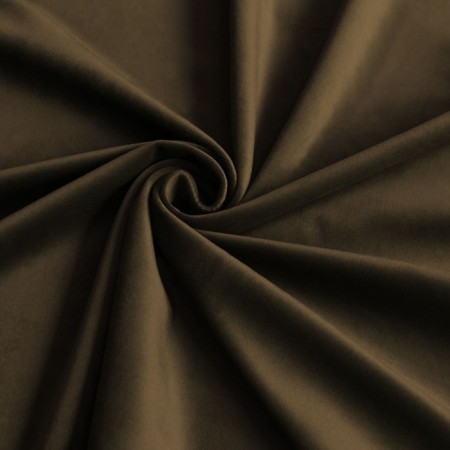 Set of curtains "velvet", size 2x145x270 cm, brown color-2