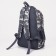 Tourist backpack, 16 l, lightning department, 3 outer pockets, “ZFTS”, color gray/camouflage
