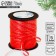 Ribbon for decor and gifts “Happy New Year!”, Red, 0.5 cm × 200m