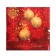 Paper napkins "Christmas tree toys", 33x33 cm, set 20 pcs.