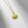 Cool "lovely" fish, yellow color in gold, 40 cm