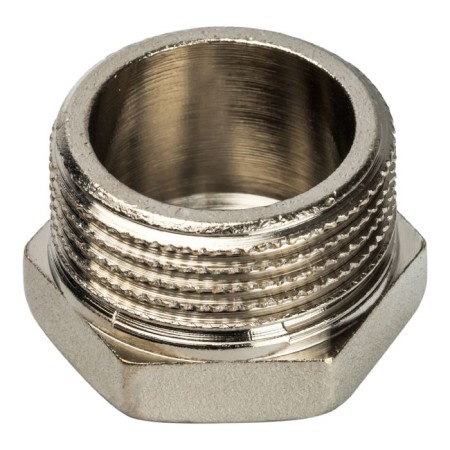 Stout SFT-0025-000034, 3/4 ", external thread, nickelled brass-1