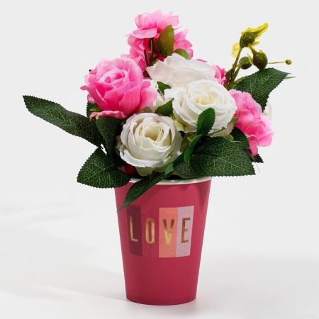 A glass for flowers "Love", 350 ml