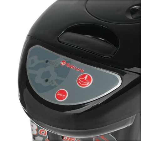 Thermopotus Sakura SA-335BF, 4.2 l, 750 W, 3 methods of water supply, black-2
