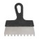 Sparta 85122 spatula, 8x8 mm tooth, stainless steel, plastic handle, 200 mm